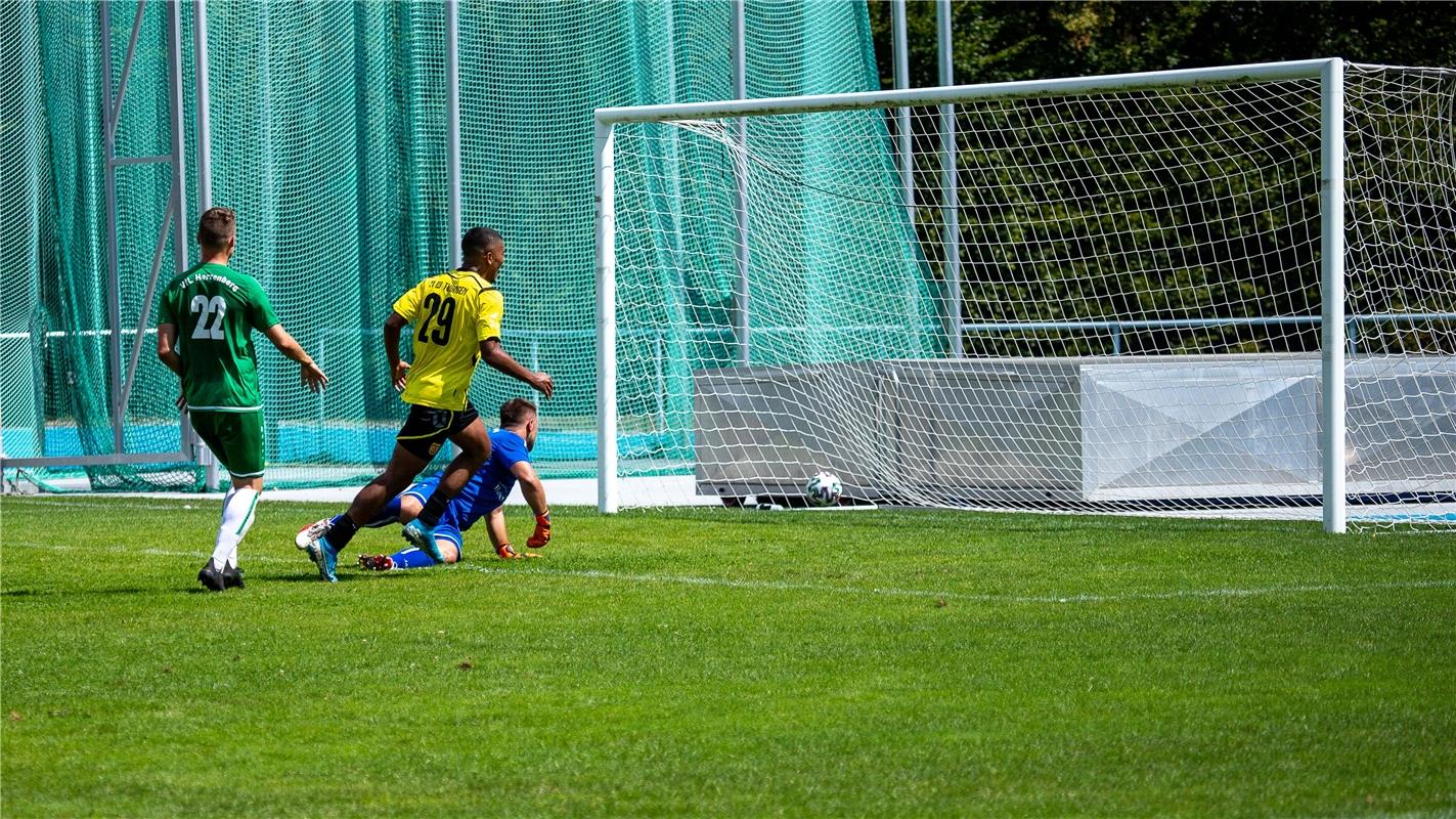 Tor, 1:0 durch Tobias Haux (SV 03 Tuebingen #29),  SV 03 Tuebingen - VfL Herrenb...