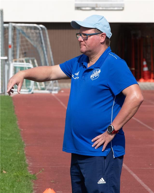 Trainer Bernd Gluiber Rohrau  Fußball Rohrau gegen Fortuna Böblingen 8 / 2019 Fo...