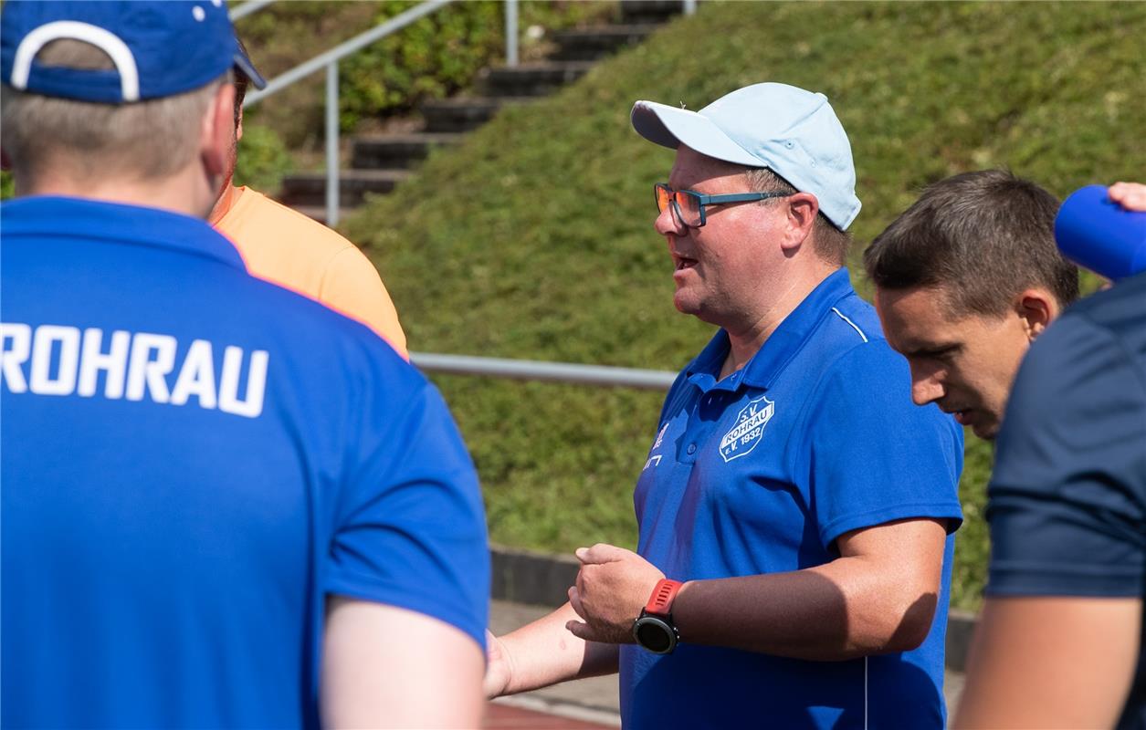 Trainer Bernd Gluiber Rohrau  Fußball Rohrau gegen Fortuna Böblingen 8 / 2019 Fo...