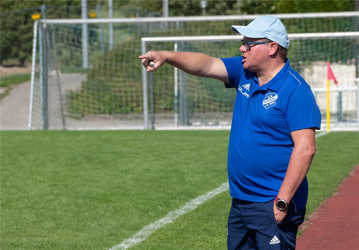 Trainer Bernd Gluiber Rohrau  Fußball Rohrau gegen Fortuna Böblingen 8 / 2019 Fo...