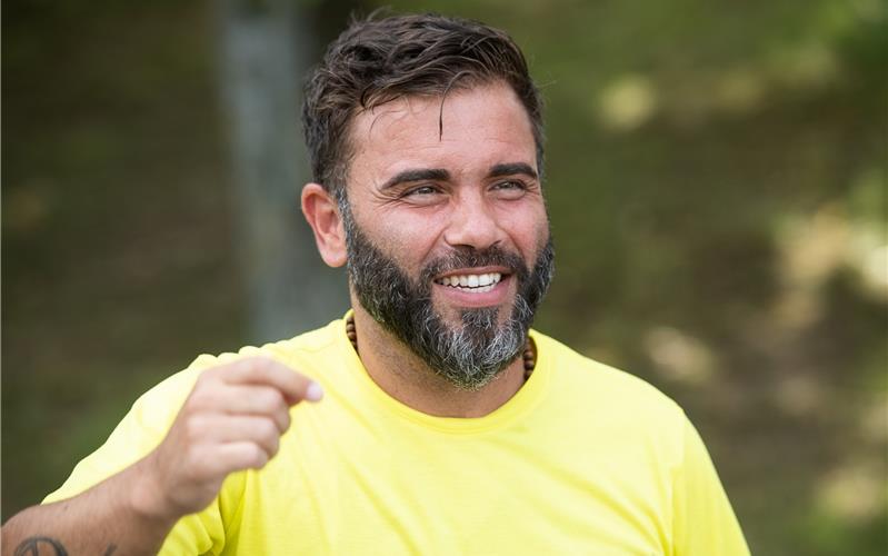 Trainer Cesare Lupo hat mit seinem Elan und seinen Ideen den Mötzinger Fußballern eine Frischzellenkur verabreicht GB-Foto (Archiv): Schmidt