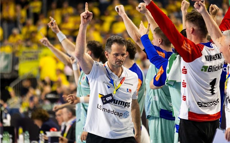 Trainer Matthias Flohr sorgte im Final Four in Köln mit seinem HBW-Team für Überraschungen. GB-Foto: Eibner/Oliver Schmidt