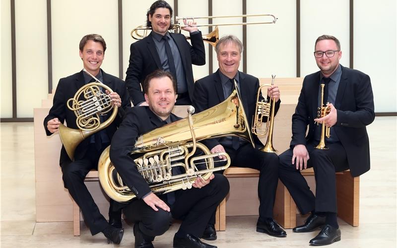Treten am Sonntag, 26. Januar, ab 17 Uhr in der Herrenberger Stiftskirche auf: Die Musiker von „Classic Brass“ GB-Foto: gb