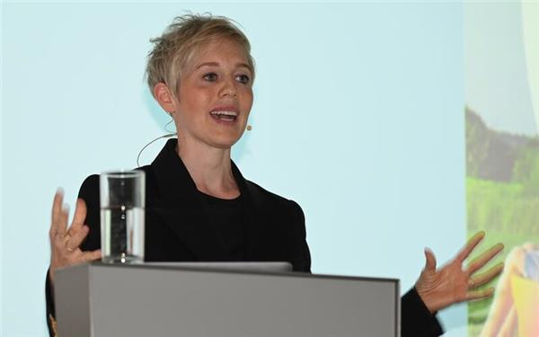 Unternehmensberaterin Dr. Steffi Burkhart war die Hauptrednerin. GB-Foto: Reichert