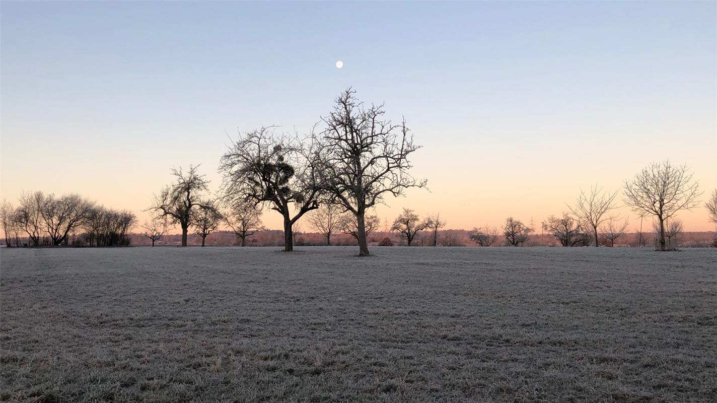 "Verblassender Mond nach sternklarer Nacht, die Morgenröte ist erwacht. Die Sonn...