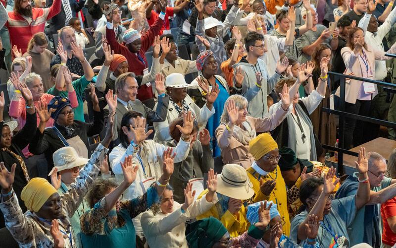 Viel Rücklauf erfuhr der Heilungsgottesdienst in der Stadthalle. GB-Foto: Vecsey