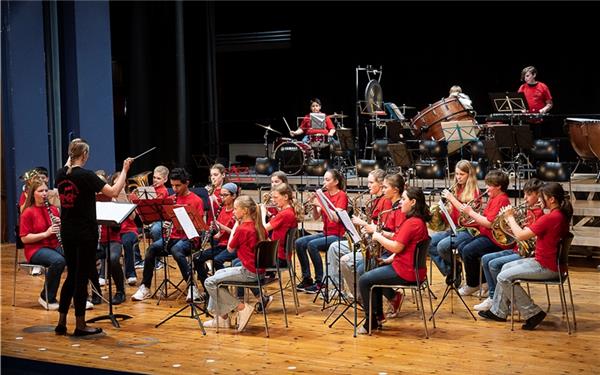 Von Tänzen und Filmmusik über Kostproben aus Musical und Oper bis hin zu klassischen Musikstücken reichte das bunte Programm in der Stadthalle. GB-Foto: Schmidt