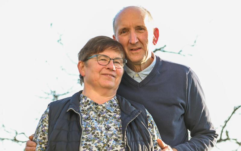 Waltraud und Karl-Heinz Renschler sind seit 50 Jahren verheiratet. GB-Foto: Vecsey