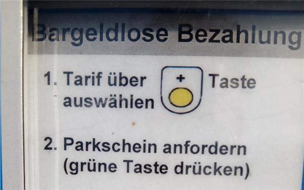 Parkgebühren bargeldlos zahlen
