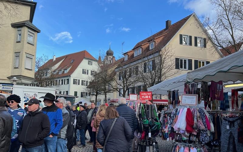 Fastnachtsdienstag in Herrenberg: Bilder zum Pferdemarkt und Fasnetsmarkt