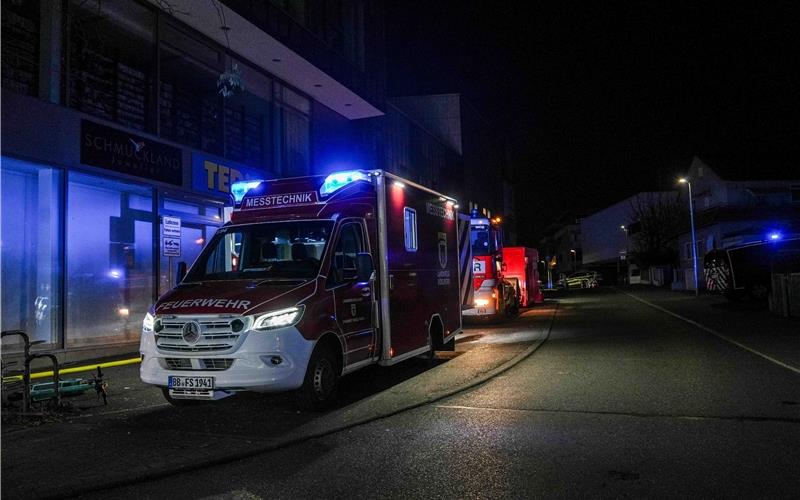 Brand in der Sindelfinger Innenstadt: Feuerwehr im Einsatz