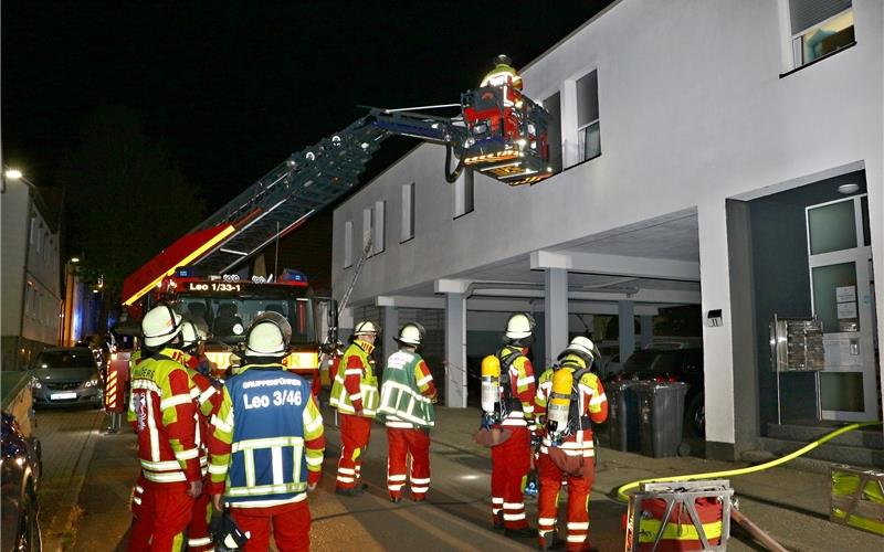Dramatische Szenen bei Brand in Leonberger Flüchtlingsheim