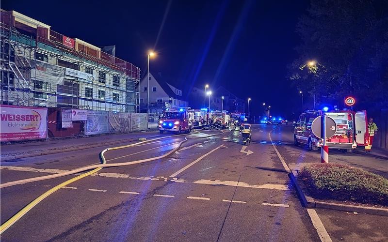 Brand in Dachstuhl ruft Herrenberger Feuerwehr auf den Plan