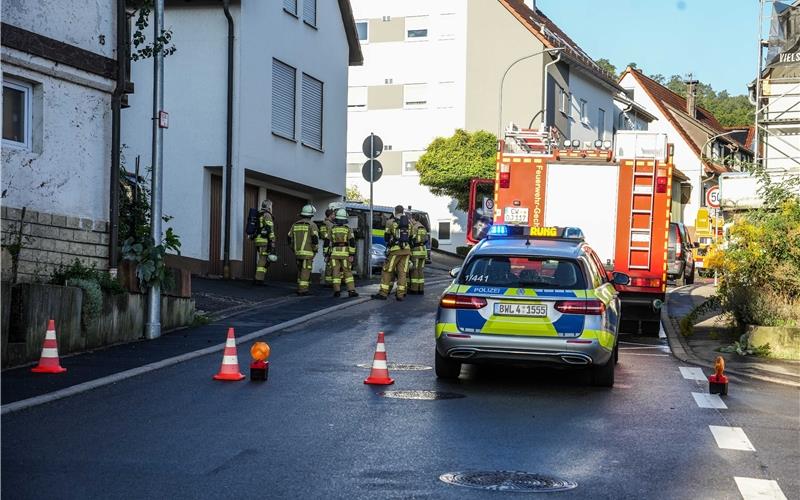 Scheunenbrand: Ortsdurchfahrt Dachtel gesperrt