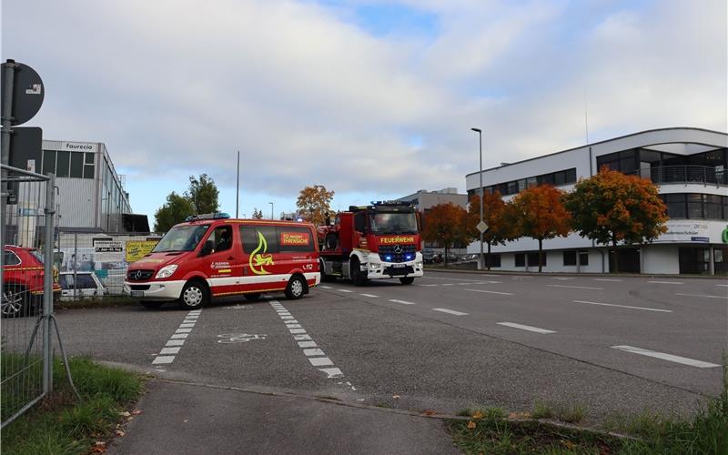 In Gültstein brennt Abfall auf Mülllaster: Fahrer reagiert sofort