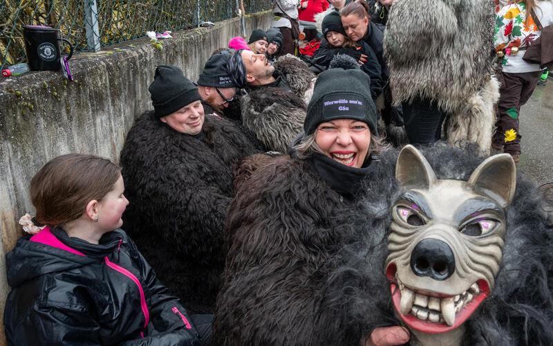 Bilder vom Pferdemarkt und Fasnetstreiben in Herrenberg