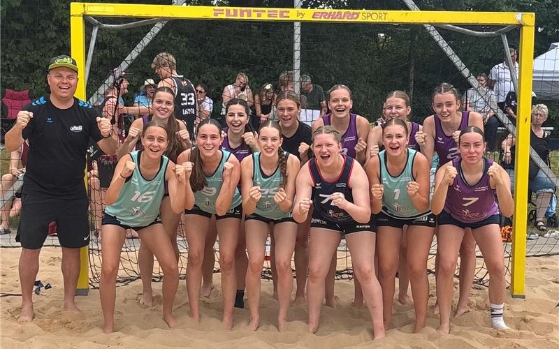 Weibliche A-Jugend der Elle Sandys setzen mit Rang zwei in Ismaning schon mal ein Ausrufezeichen. GB-Foto: gb