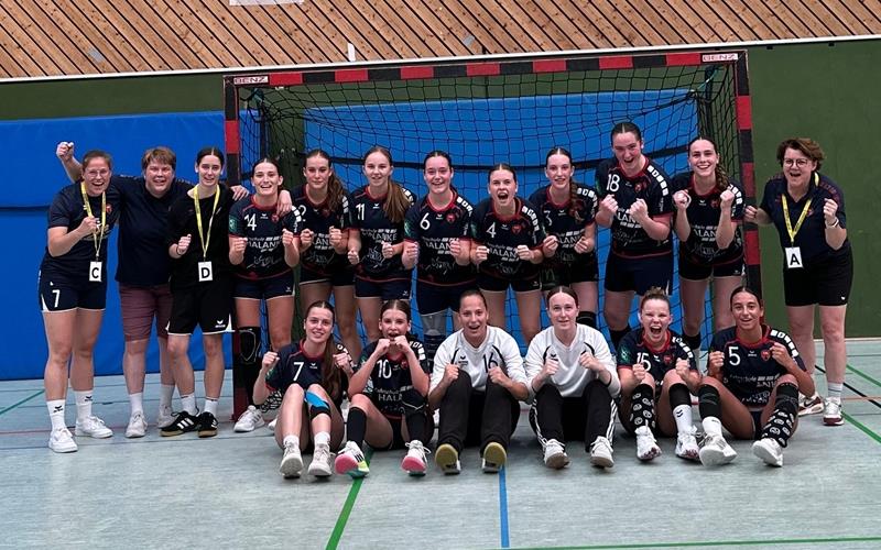 Weibliche B-Jugend der SG H2Ku steigt in die Regionalliga auf
