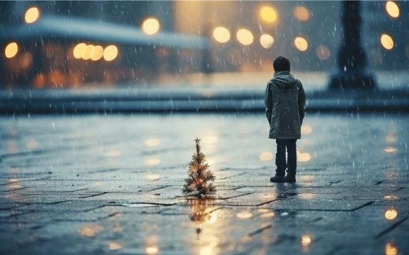 Nicht allen ist nach Feiern zumute Weihnachten: Für viele Kinder leider ein Fest ohne Glanz.GB-Foto: giedriius/stock.adobe.com