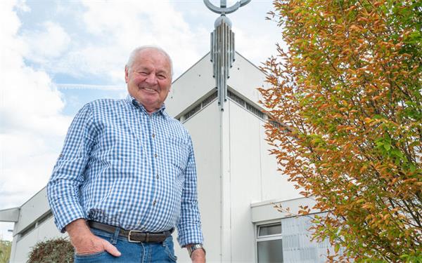 Werner Reutter nennt den christlichen Glauben als einen wichtigen Antrieb, etwas für kurdische Flüchtlinge zu tun – deren Religion ist ihm egal. GB-Foto: Vecsey