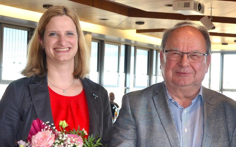 Wiebke Höfer folgt auf Wolfgang Bagin, der seinen Ruhestand antritt. GB-Foto: gb