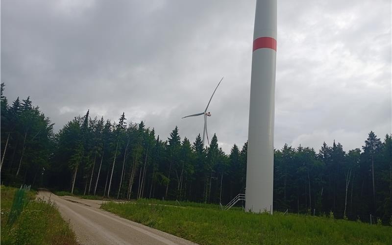 Windräder bei Immendingen. GB-Foto: gb