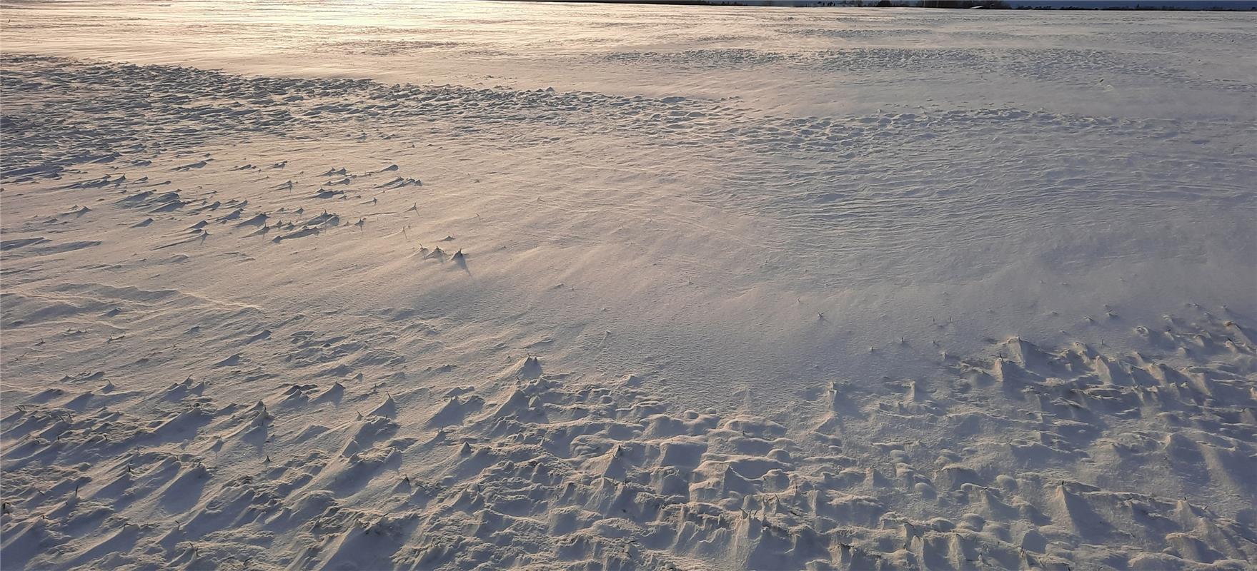 Winterlandschaft in Jettingen, fotografiert von Anita Hornikel. 