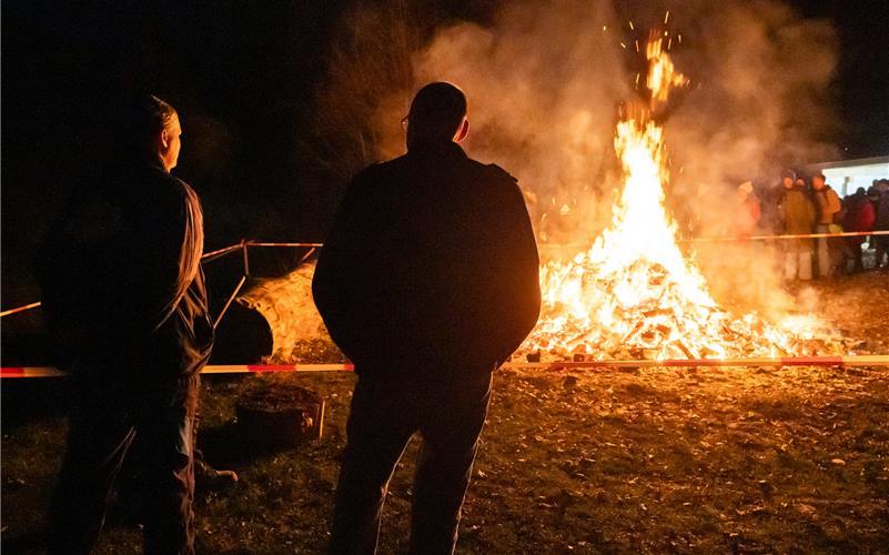 Wintersonnwendfeier auf dem Gelände der Bondorfer Naturfreunde: „Ein Event für die Bevölkerung“.GB-Foto: Vecsey