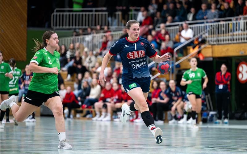 Wo spielen die Kuties (Sandra Kußmaul am Ball) in der kommenden Saison? GB-Foto: Eibner/Memmler