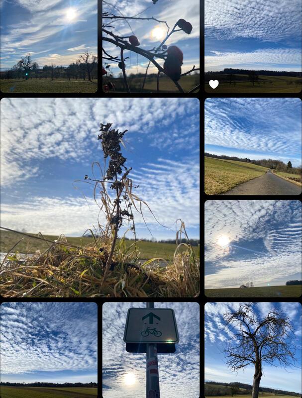 Wolkenblues.  Von Rainer Bruckner aus Kuppingen.