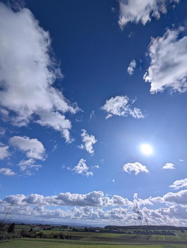 Wolkenhimmel überm Gäu.  Von Uli Hafner aus Deckenpfronn.