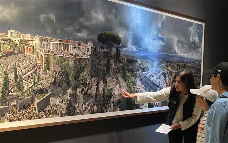 „Gäubote“-Familien-Tour: Eintauchen in das Pergamon-Panorama