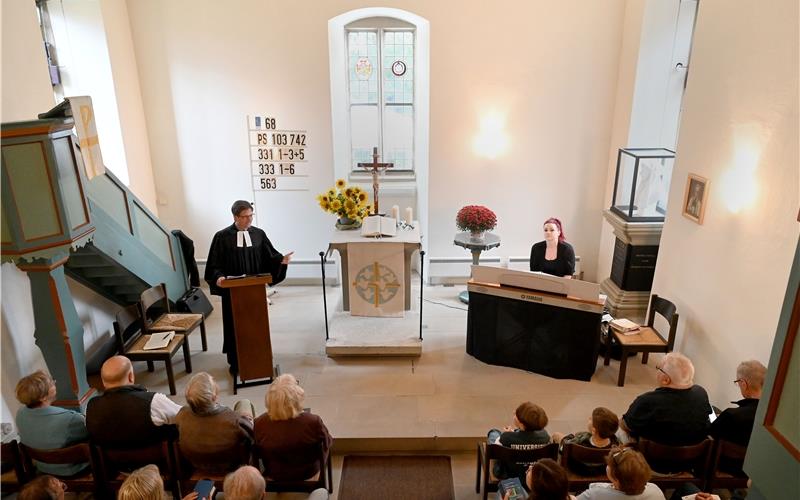 Zum Jubiläumsgottesdienst ist die Mauritiuskirche gut gefüllt. GB-Foto: Holom