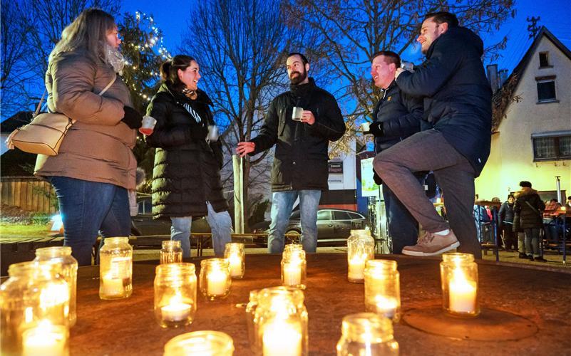 Zur Wintermeile in Oberjesingen gehören viele Lichter.GB-Foto (Archiv): Vecsey