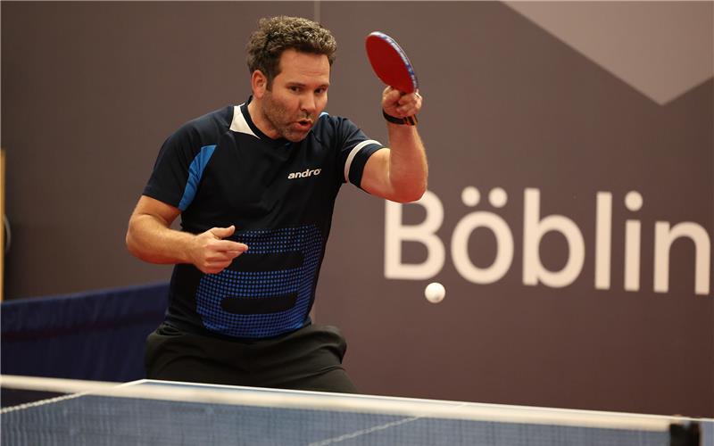 Zweifacher Titelträger: Turnierchef Carsten Nestele (SV Böblingen). GB-Foto: Holzapfel