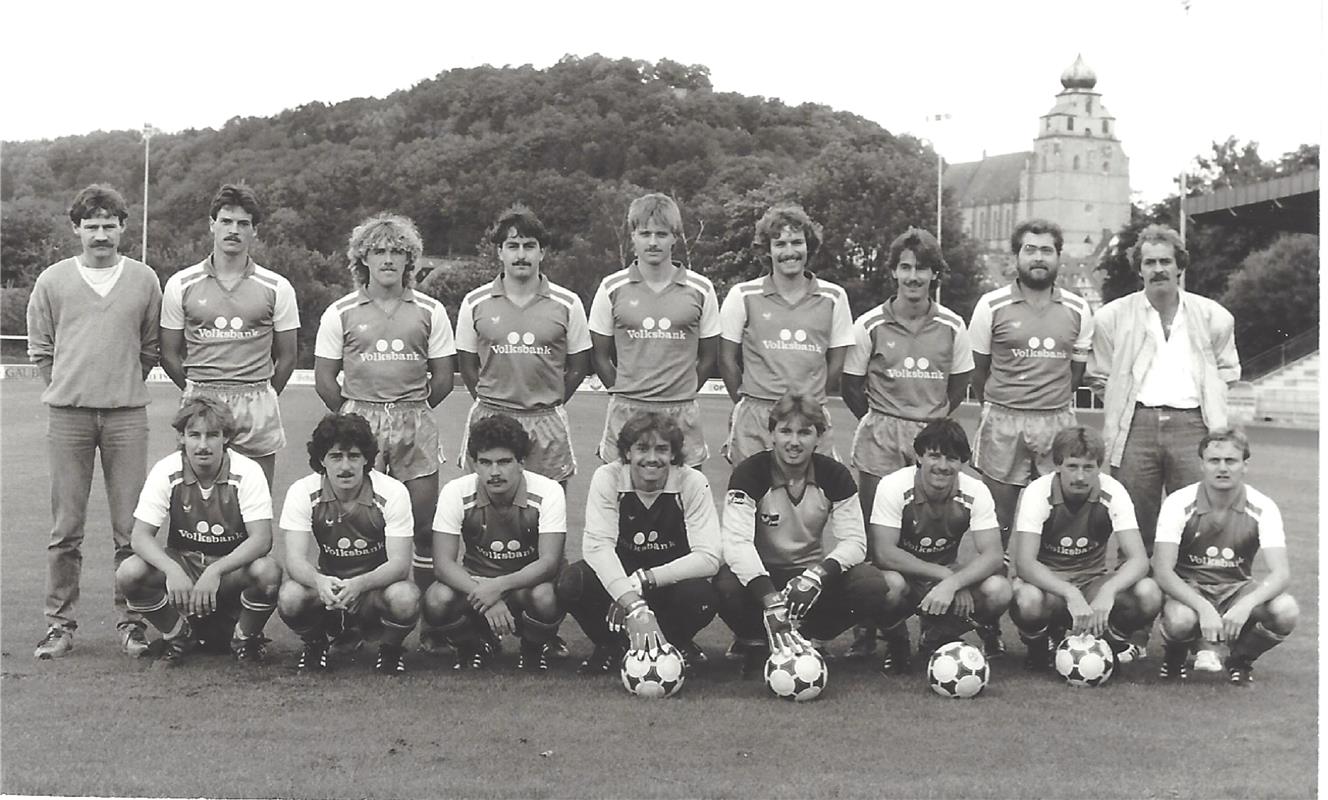 Zweite Mannschaft des VfL Herrenberg Mitte der 80er Jahre