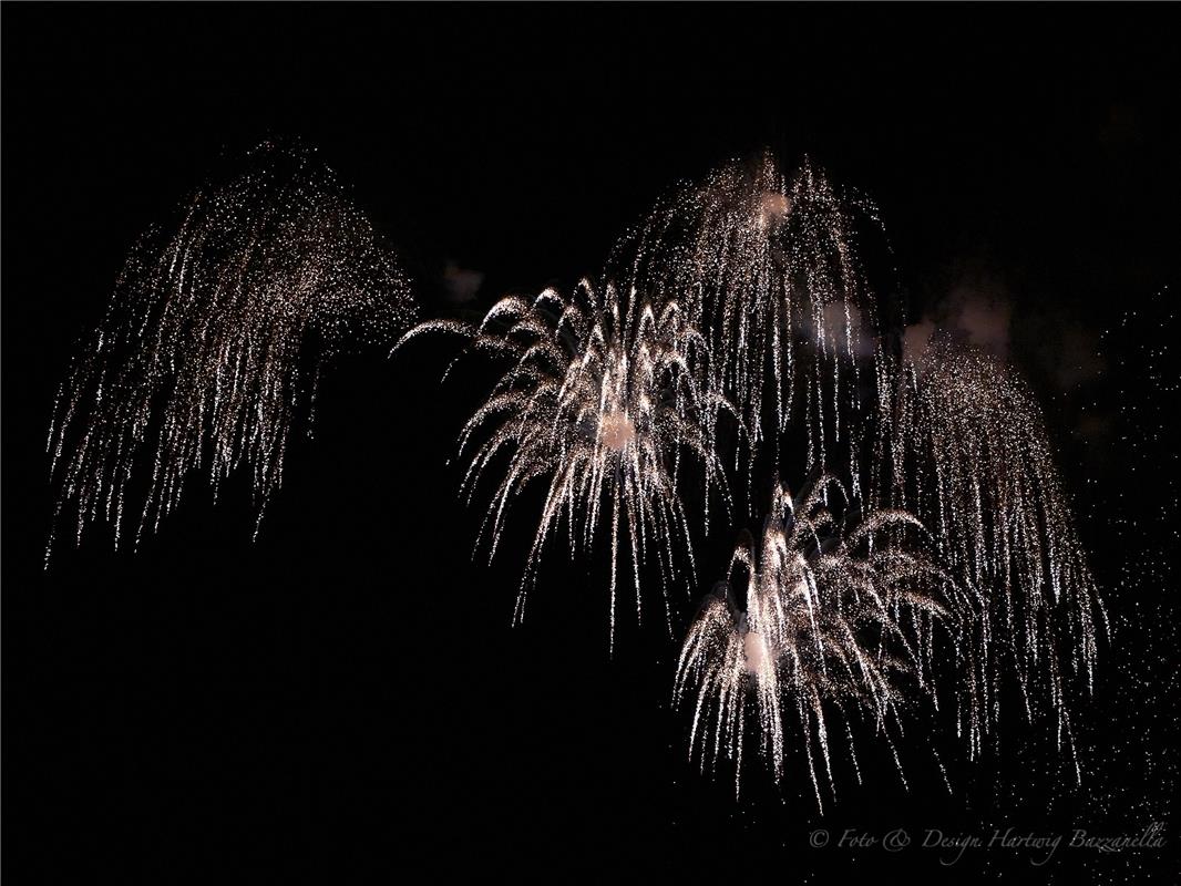 Zwischen Gärtringen und Ehningen gab es ein angekündigtes Feuerwerk, das Hartwig...