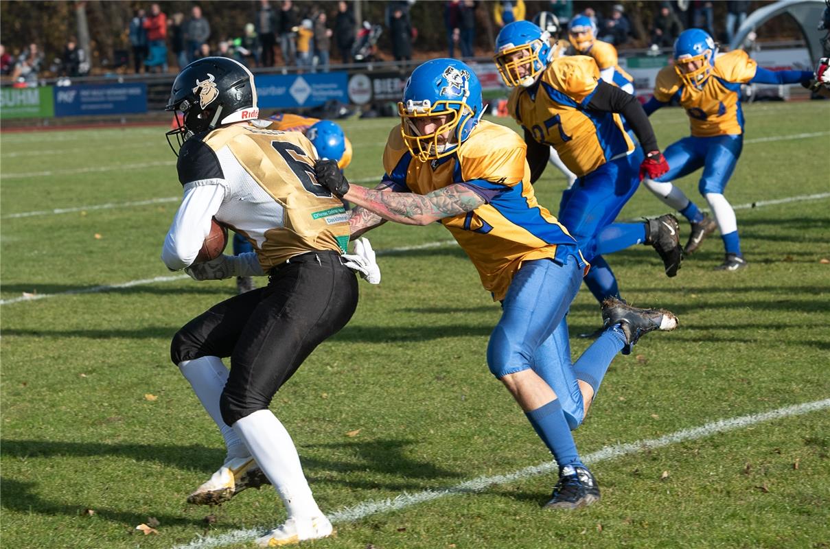 am Ball Achim Grossmann - American Football  Endspiel der Kreisliga, Bondorf Bul...