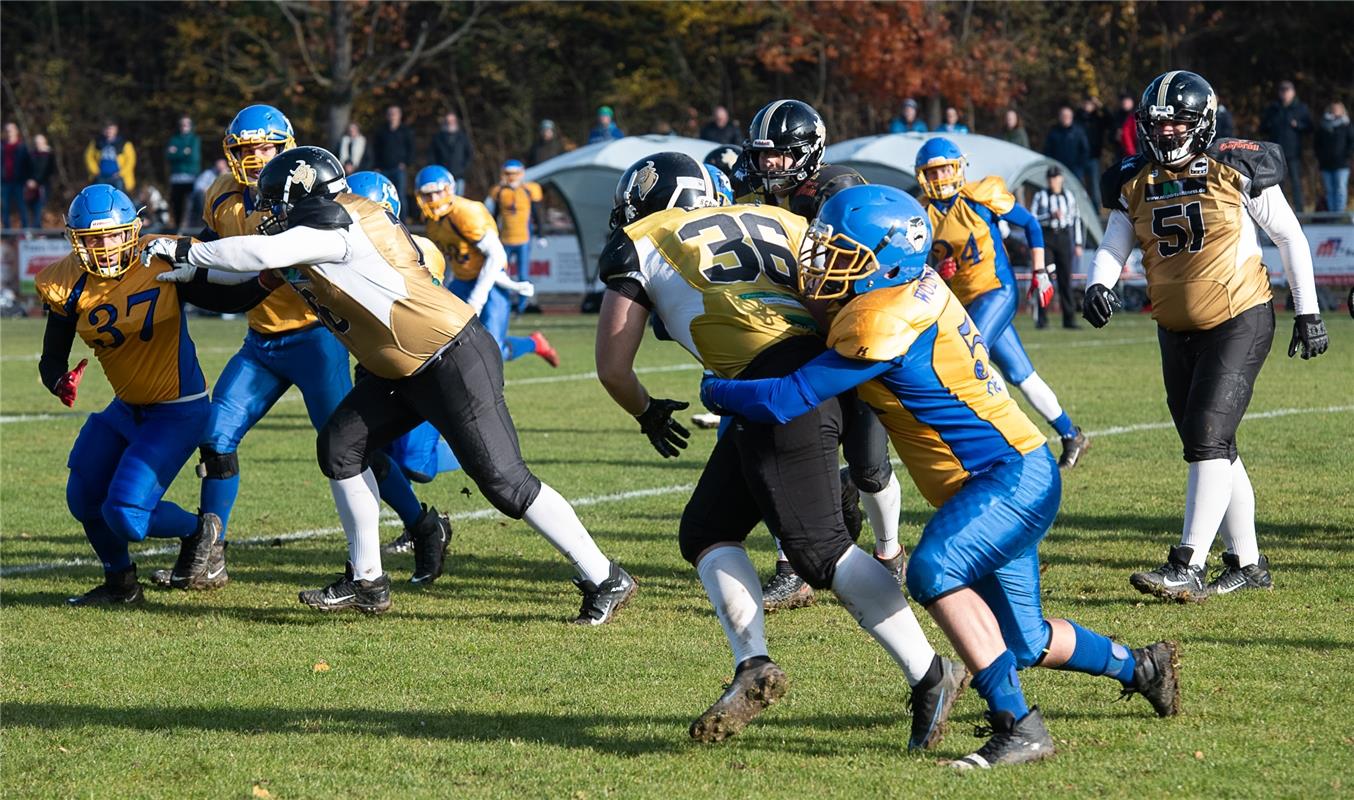 am Ball Serdar Yildiz - American Football  Endspiel der Kreisliga, Bondorf Bulls...