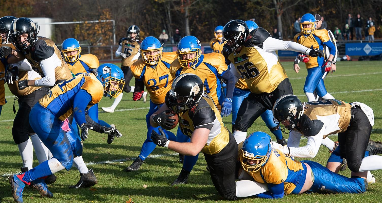 am Ball Serdar Yildiz - American Football  Endspiel der Kreisliga, Bondorf Bulls...