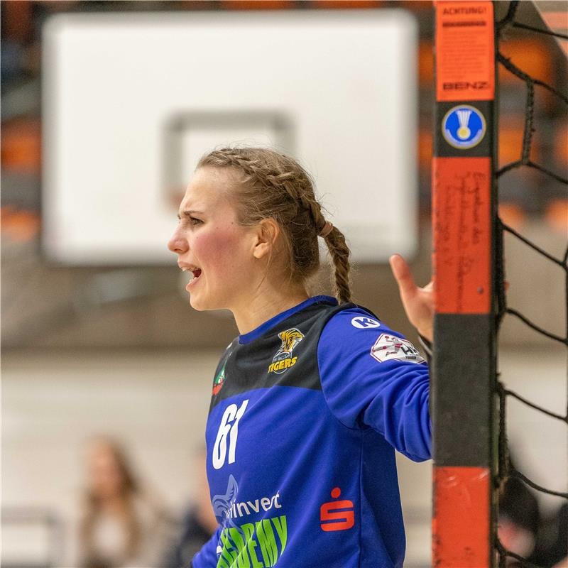 emotionen, Celina Meissner (VfL Waiblingen #61) / VfL Waiblingen Tigers - SG H2K...