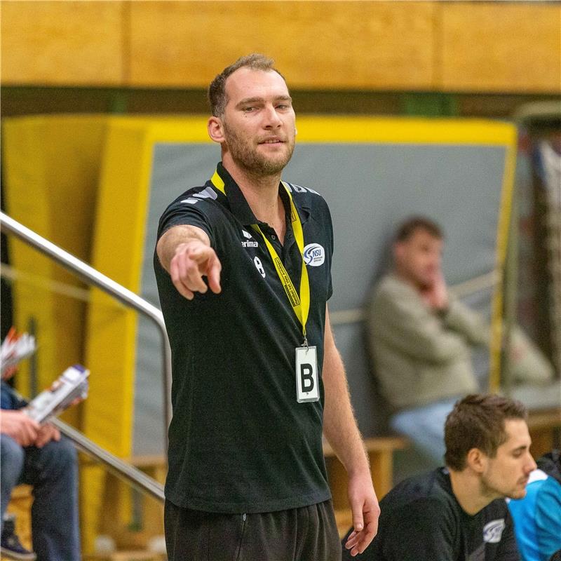 emotionen, Clemens Borchardt (Trainer NSU Neckarsulm) / SG H2Ku Herrenberg - NSU...