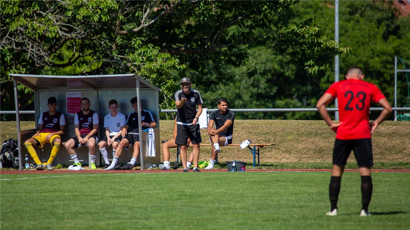 emotionen, Hanjo Kemmler (Trainer FC Gaertringen), Spvgg Trossingen - FC Gaertri...