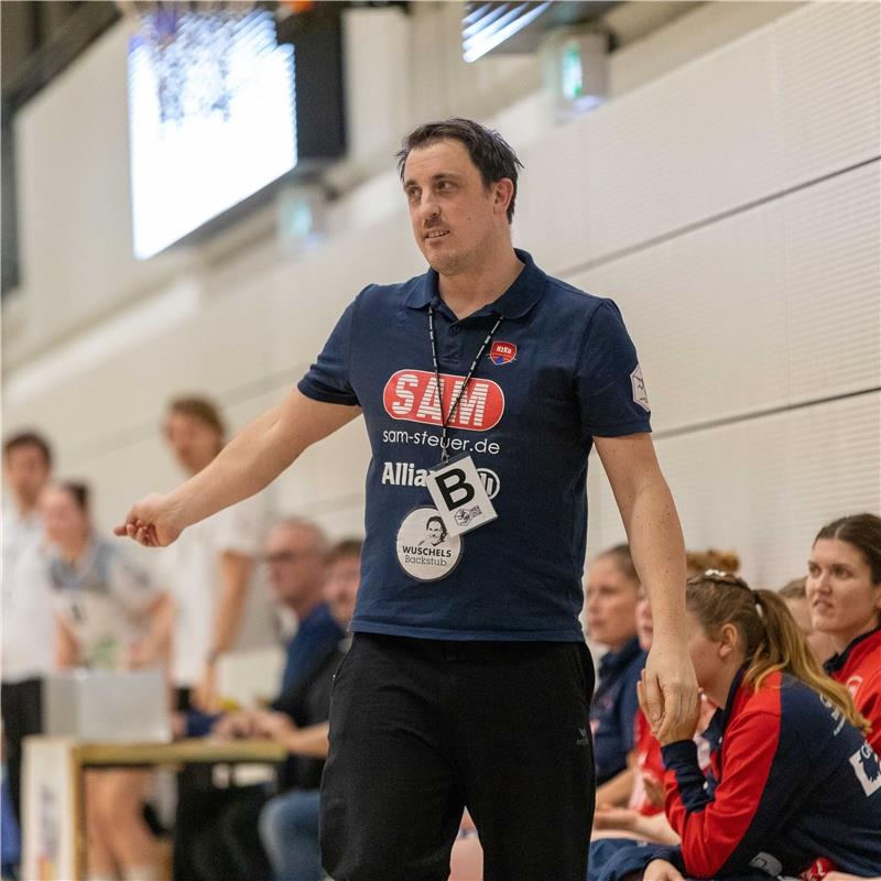 emotionen, Mike Leibssle (Trainer SG H2Ku Herrenberg) / VfL Waiblingen Tigers - ...