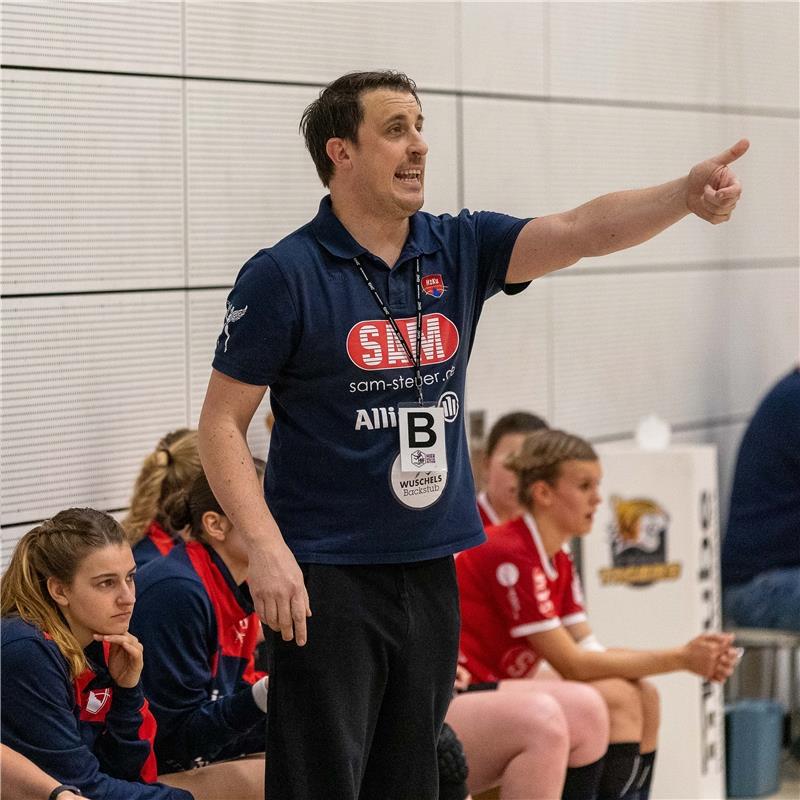 emotionen, Mike Leibssle (Trainer SG H2Ku Herrenberg) / VfL Waiblingen Tigers - ...