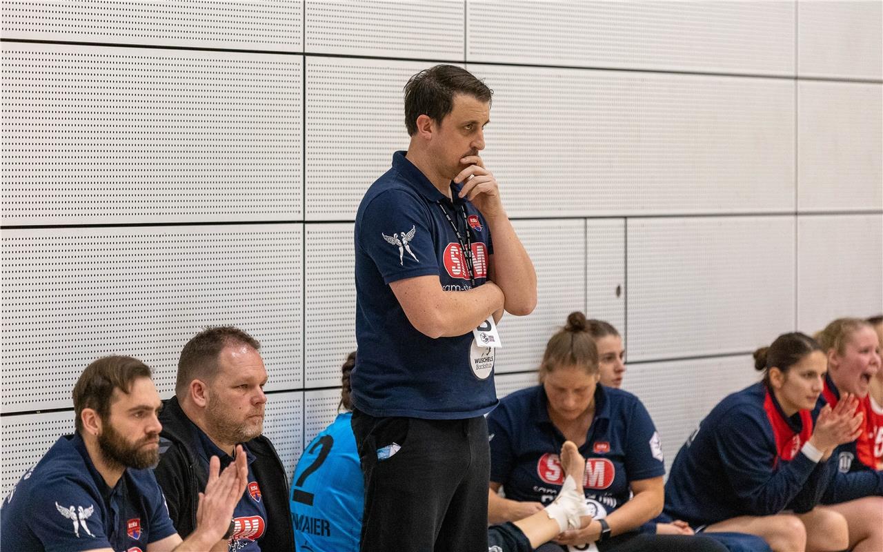 emotionen, Mike Leibssle (Trainer SG H2Ku Herrenberg) / VfL Waiblingen Tigers - ...