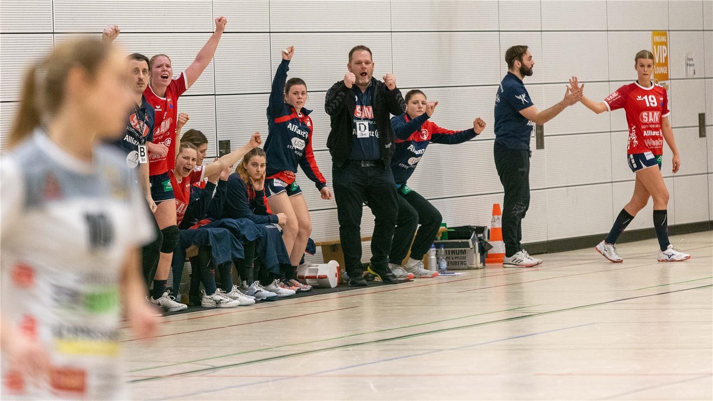 emotionen, jubel, VfL Waiblingen Tigers - SG H2Ku Herrenberg Kuties , Handball, ...