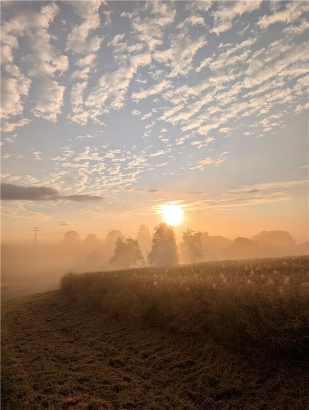 (für Insta verwendet) Sonnenaufgang am 15. Juli.  Von Eva Althoff-Nüßle aus Herr...