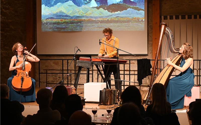 „gruberich“ in Bondorf: „Fernweh nach Alpinistan“.GB-Foto: Holom