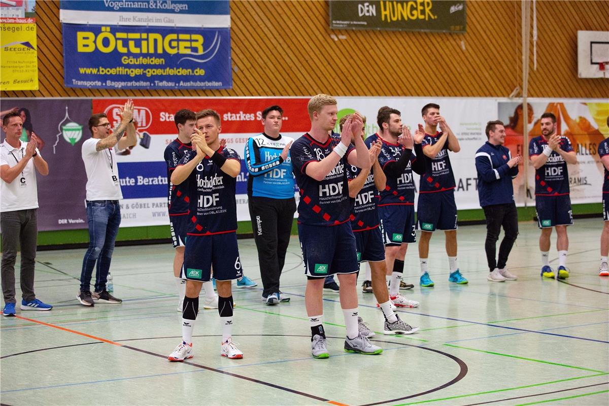 jubel  SG H2Ku Herrenberg / SG H2Ku Herrenberg - SV Fellbach, Handball, Oberliga...